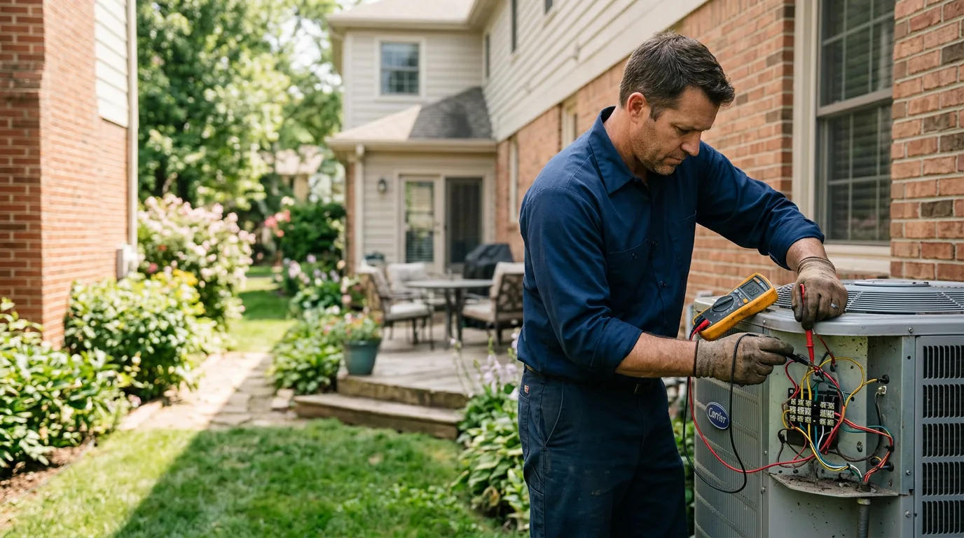 HVAC technician working near Grady, AR